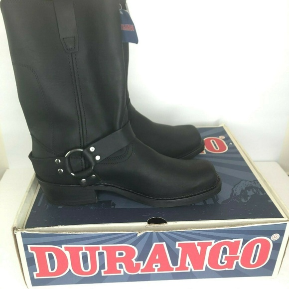 Durango Men's Black Harness Motorcycle Boot 10.5EE - Picture 6 of 8